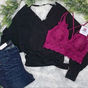 Rebecca Wrap Sweater